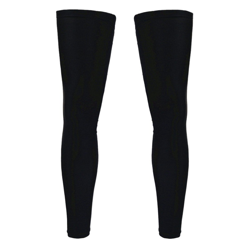 Ice Silk Sun Protection Leg Covers Summer Outdoor Cycling Basketball Running Sports Leg Guards Knee Pads Cool Non-Slip Socks Foot Covers