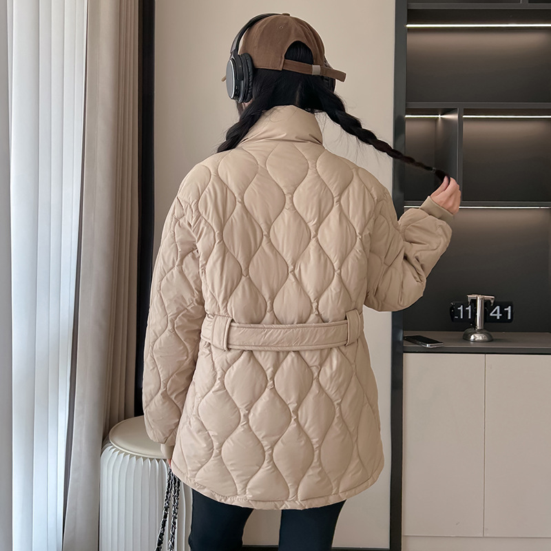ウエストスタンドカラーダウン綿服婦人服 2025 新しい冬韓国綿ジャケット防寒服外国貿易ジャケットトレンディ|undefined