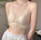 French Style Beautiful Back One-piece Underwear Women's Non-rimless Parammary Large Chest Small Girl's Ultra-thin Bra