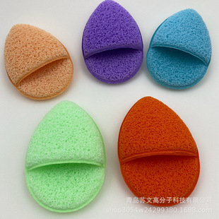 Face washing puff face rubbing towel glove facial cleansing puff konjac puff face washing sponge cleaning makeup remover puff factory direct sales