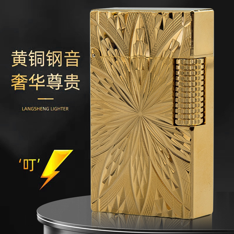 Good Luck Da Jingdiao Shengshi Prosperity Langsheng ライター サイドスライド点火 クリエイティブ パーソナライズ インターネット セレブ モデル ドロップシッピング|undefined