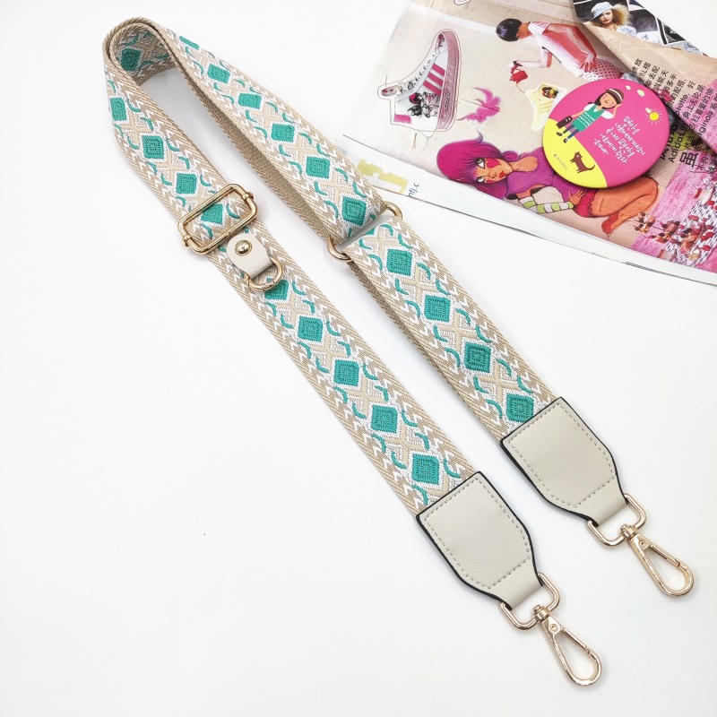 101g Weight Bag Strap Bag Accessories Type 1 Piece, 1 Set Quantity Casual, Daily Occasion Polyester Material Geometric, Leopard Pattern Simple Style, Classic Style Style 1 Piece 1 Set Polyester Geometric Leopard Bag Strap 24