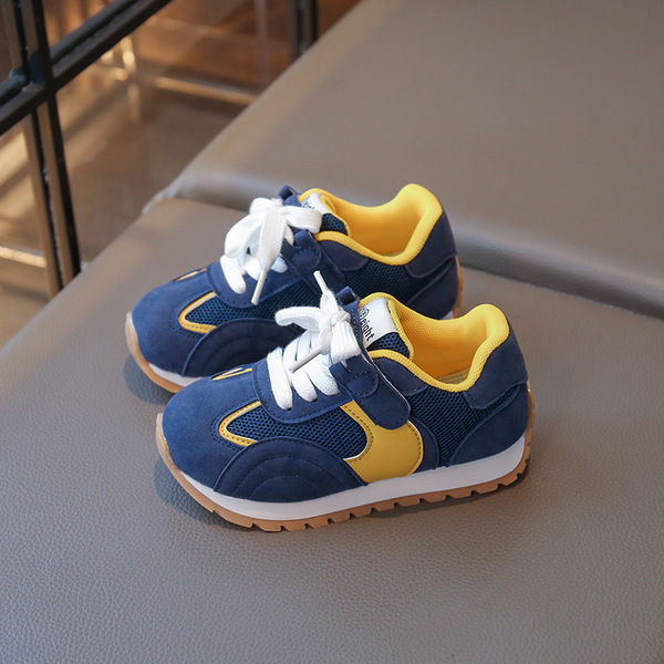 Children's autumn casual footwear for boys with velcro