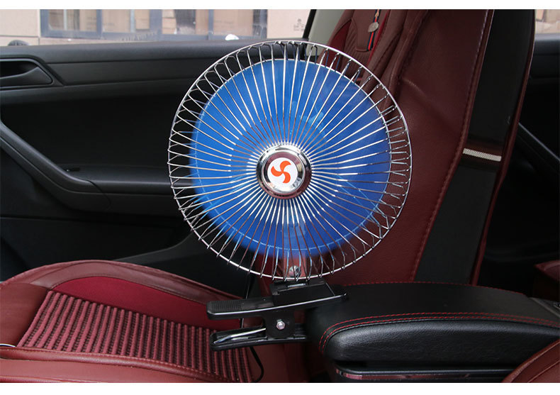 Car Fan 12V24V Car Fan Car with Clip Can Shake Its Head Small Electric Multi-Function