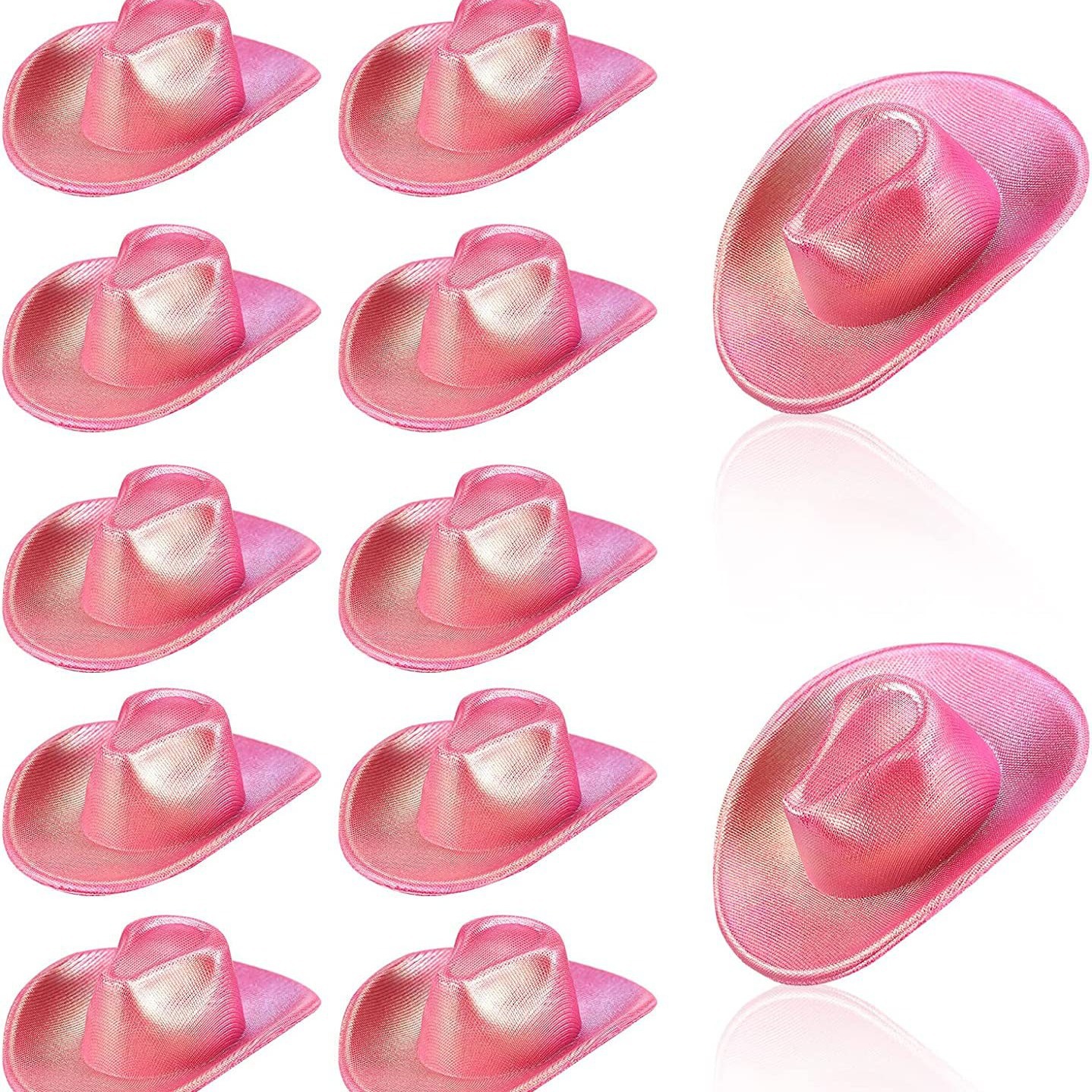 Láser pequeño sombrero mini Rosa colorido tapa de la botella de vino decoración de vacaciones sombrero de color rosa fiesta de vacaciones adornos pequeños de colores
