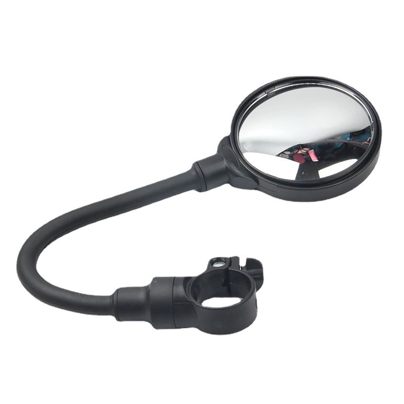 Bicycle Rearview Mirror, Retroreflective, Adjustable Arm, Universal Clamp — 37 cm