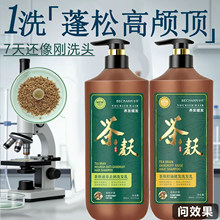 茶麸茶籽洗发水草本养发控油去屑止痒发廊批发跨境现货蓬松