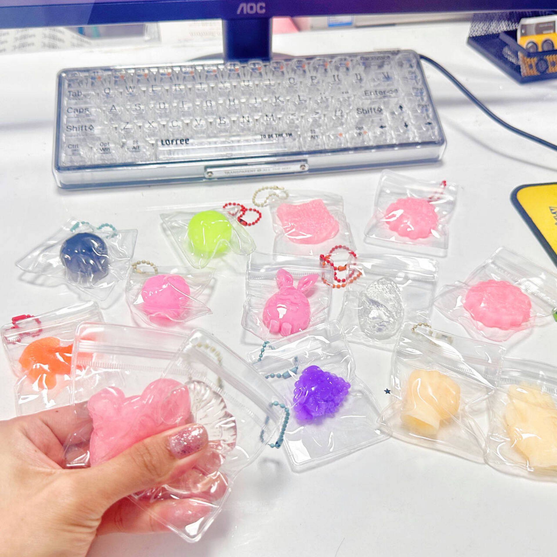 B mezcla pequeña nariz ga colgante campana pellizco bolsas colgante taza de agua colgante fábrica directa pellizco pellizco