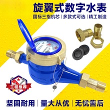 宁波旋翼式干式冷水表自来水防冻水表数字