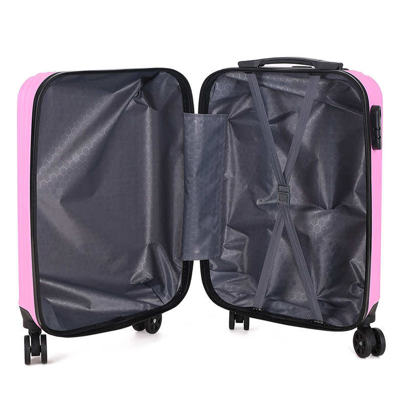 智贝主图_320寸学生拉杆箱时尚新款磨砂竖条拉链款行李箱男