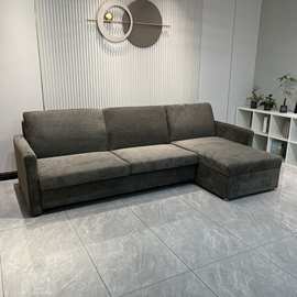 多功能翻转沙发床带贵妃组合布艺储物客厅小户型公寓沙发床带床垫