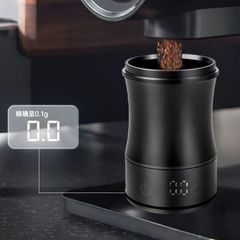 高档新款LED屏咖啡带称接粉环手冲意式咖啡接落粉器闻香杯