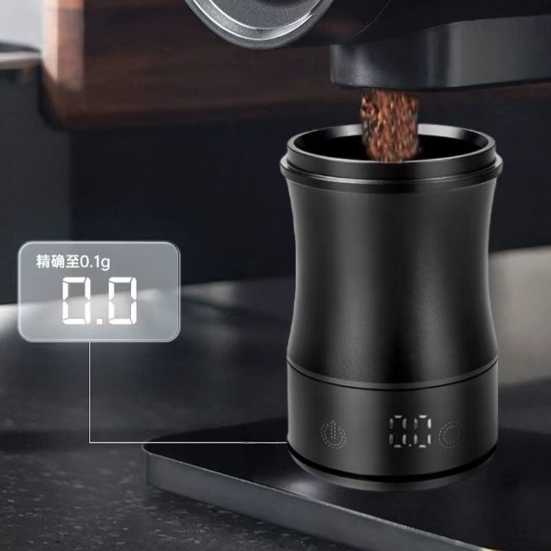 高档新款LED屏咖啡带称接粉环手冲意式咖啡接落粉器闻香杯|undefined