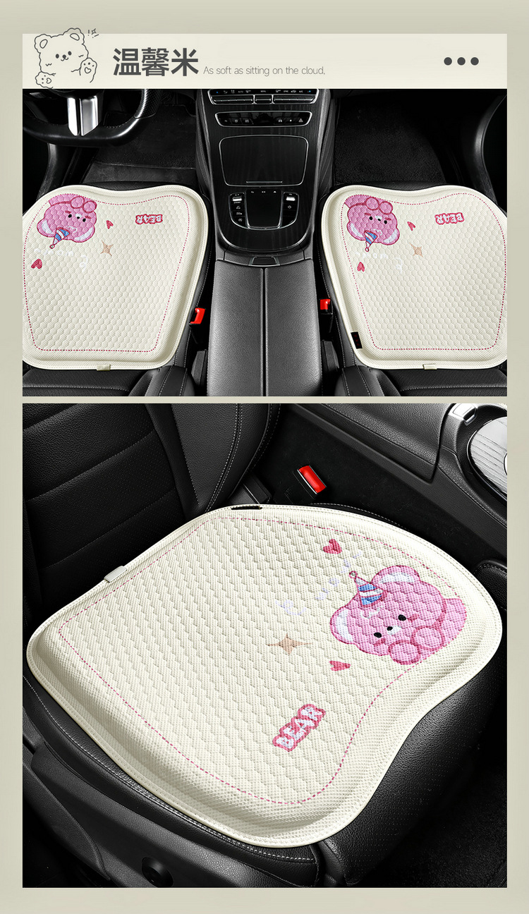 Factory Direct honeycomb car gel cushion single piece Four Seasons universal car seat cushion summer breathable ventilation butt pad