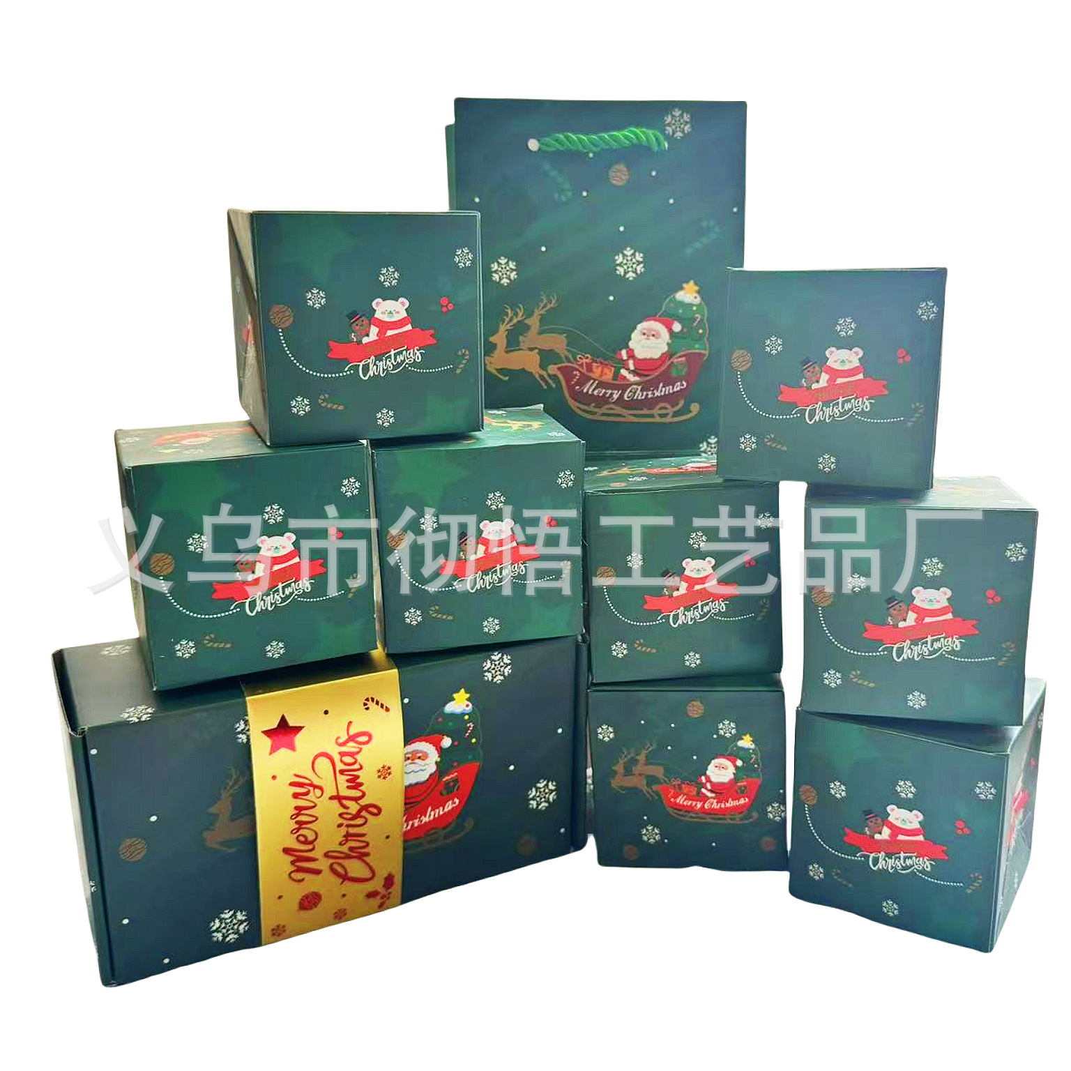 녹색; 10 바운스 박스 선물 상자 선물 가방