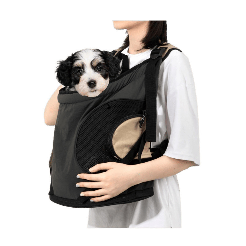 ペット多機能ショルダーチェスト犬バッグ、外出用ポータブル猫バックパック、見栄えの良い、通気性と軽量の犬用ペットバッグ|undefined