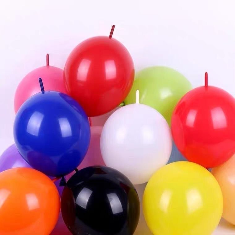 Fábrica al por mayor 12 pulgadas mate cola globo espesado látex aguja cola globo boda diseño modelado globo