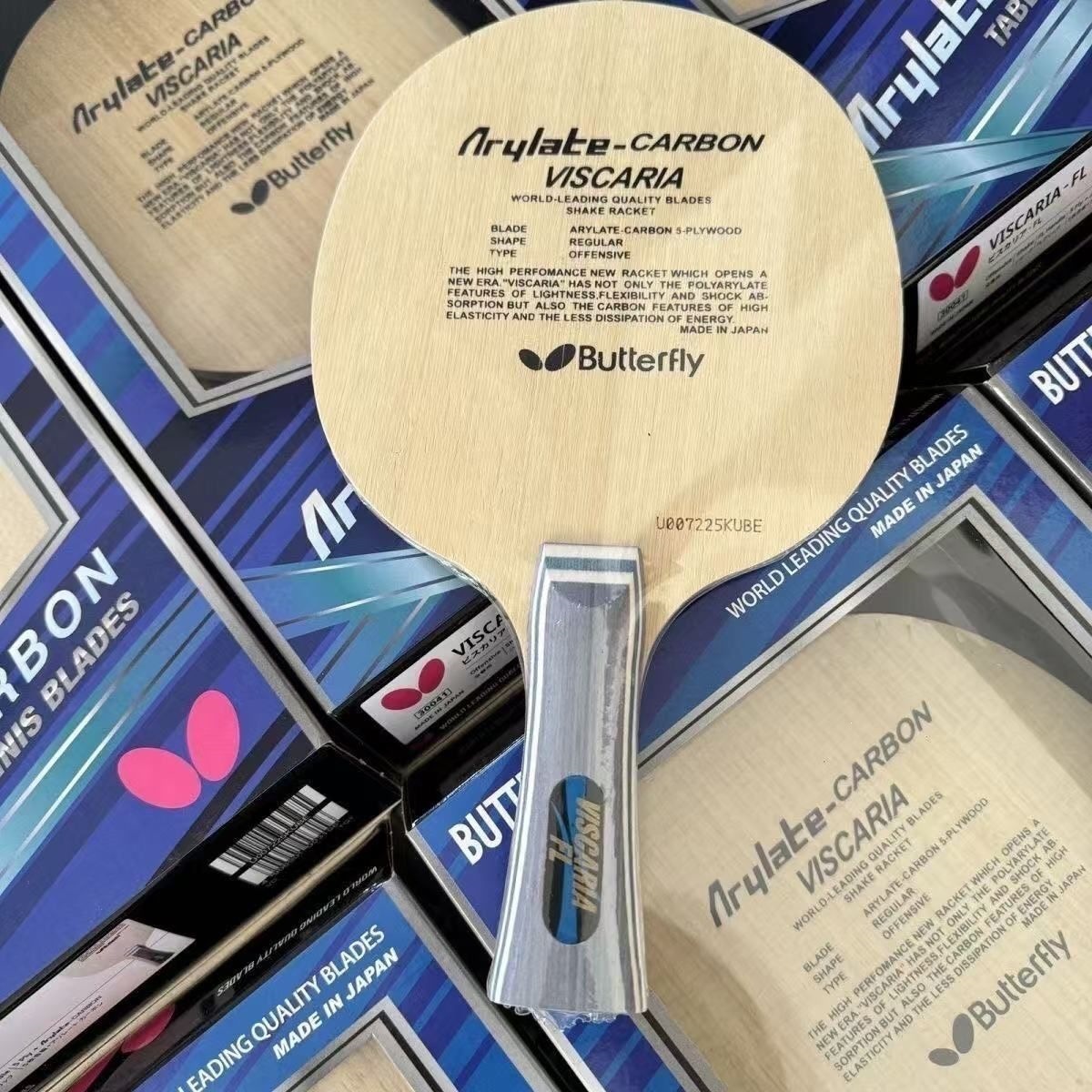 Raquetas de ping-pong Viscalia Taxim Taxim Placa recta nuevo nuevo frijoles verdes Otros