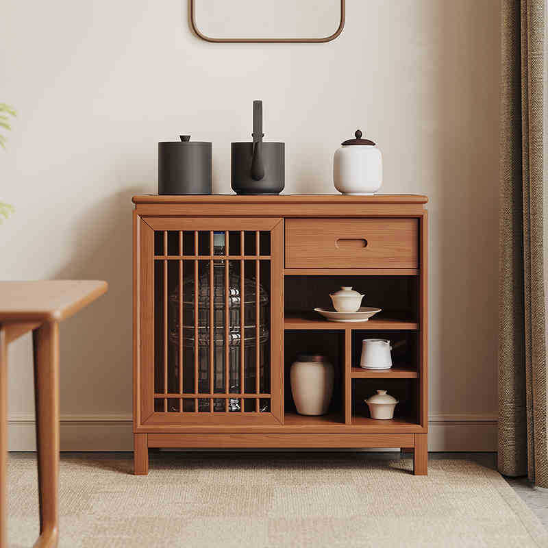 【새로운 스타일】Jazang 차 캐비닛