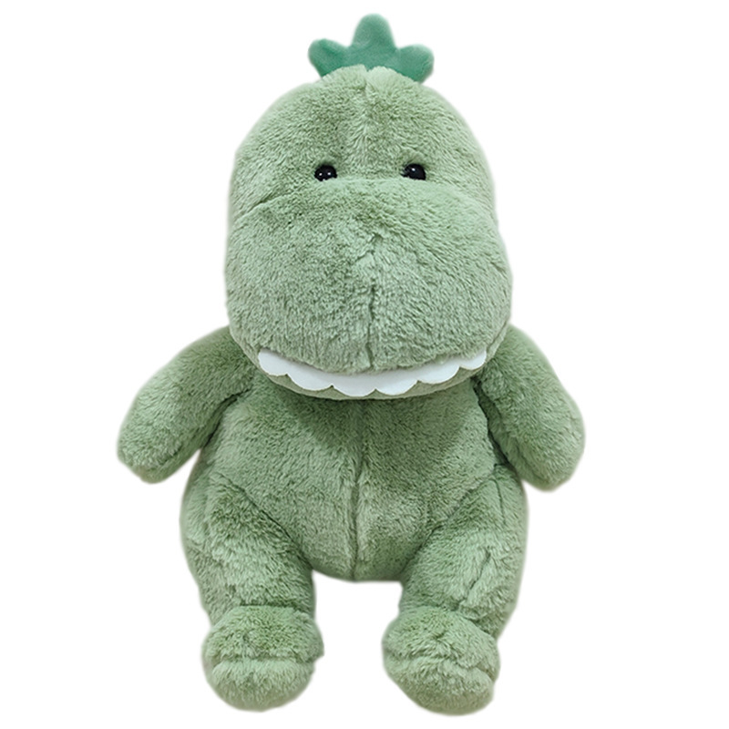 Lindo Dragón Verde muñeca dinosaurio de peluche de juguete rascarse muñeca máquina muñeca boda regalo de juguete para niños