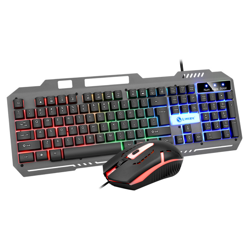 力マグネシウムt25機械手触りキーボード電気競争デスクトップノートパソコンゲーム有線金属キーマウスセット|undefined