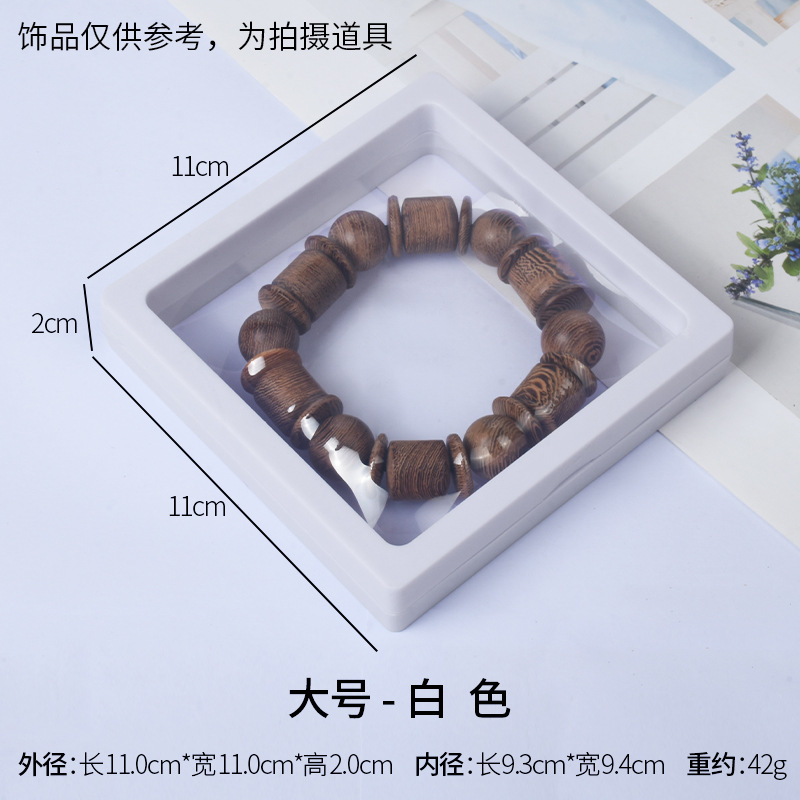 Large size-white; pe film suspended display box