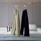 Evergreen_C leg straight_handsome tone simple casual pants pants women a generation of hair