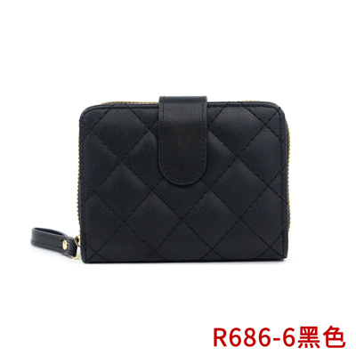 Comercio transfronterizo mayorista bolsa de cambio de moda damas órgano tres plegables multi-tarjeta cartera funcional bolsa de tarjetas conveniente monedas