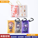 pvc口红收纳包便携钥匙扣包迷你零钱包耳机饰品挂袋多功能挂件