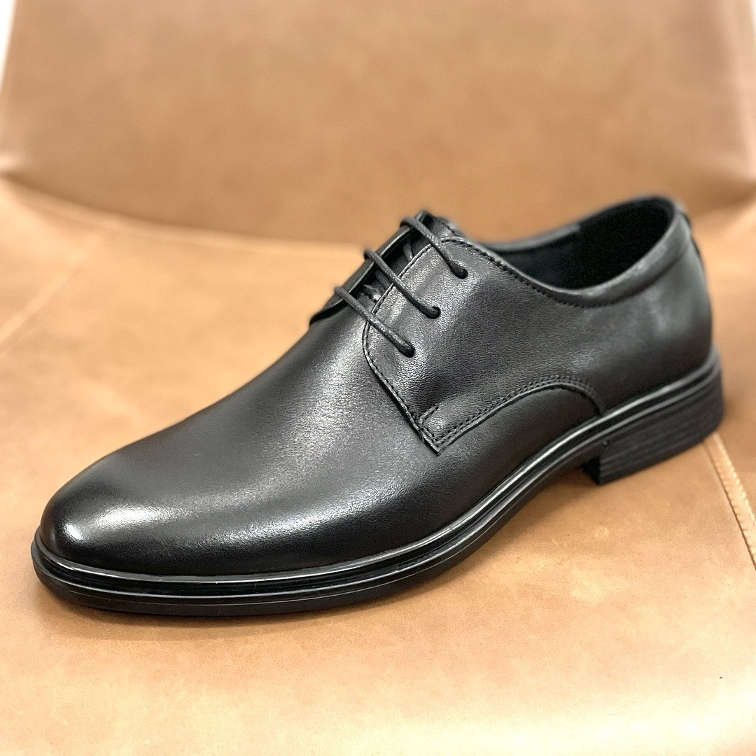 ShoeVault First Layer Business Unità di lavoro amministrativa completa Abbinamento primavera e autunno Pelle bovina Formale Uomo_voghion.com