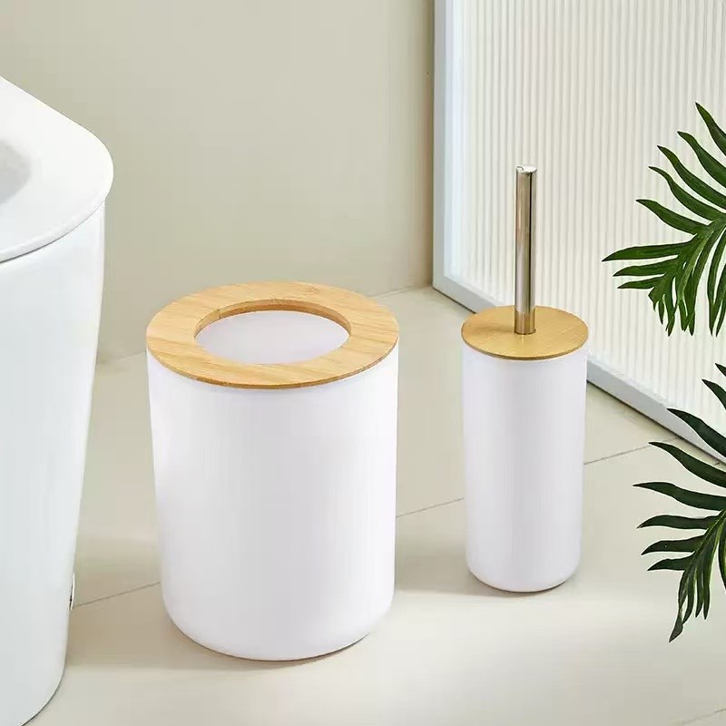 Baños sanitarios 6 conjuntos de hotel alojamiento residencial simple lujo conjunto de lavado baño basura taza de cepillo de dientes