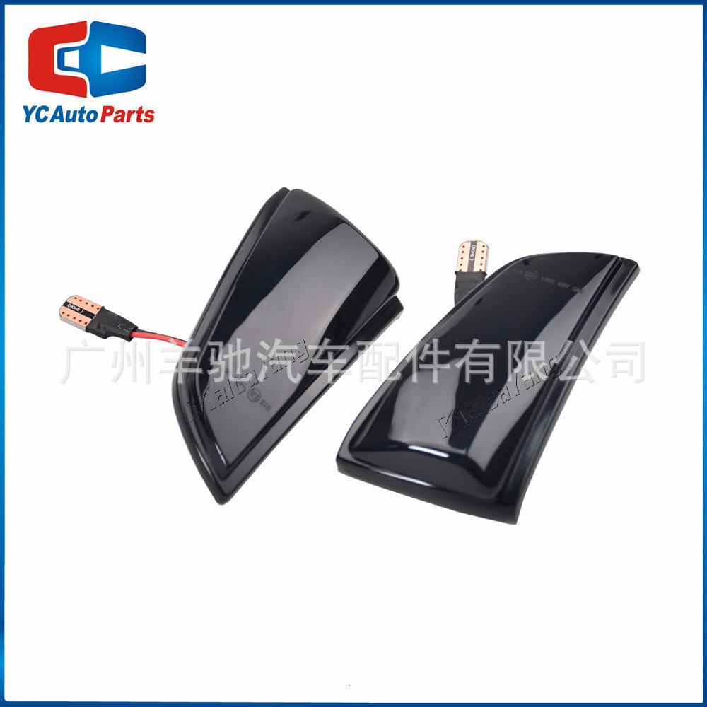 Aplicable a Volvo S40 C70 V50 espejo retrovisor luz de señal LED dinámico Luz de marcha