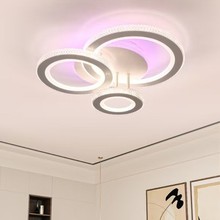 亚马逊跨境客厅吸顶灯led气泡圈圈卧室灯创意时尚餐厅灯新款2025