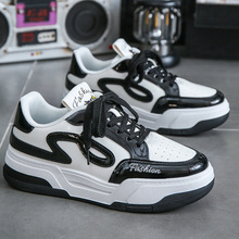 男士滑板鞋面包鞋春季复古休闲潮鞋经典板鞋运动鞋子男鞋增高男鞋