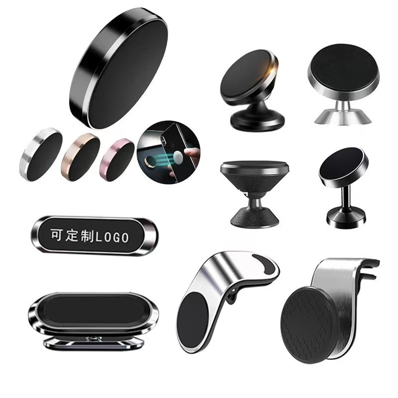 ホット販売 L 字型空気出口携帯電話ホルダー磁気吸引ユニバーサルマルチモデルナビゲーション車のアルミ合金携帯電話ナビゲーション|undefined