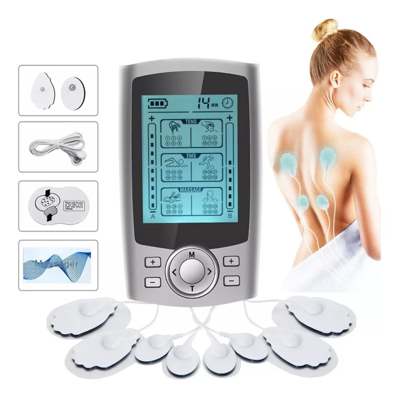 亚马逊美客多新款36/24模充电脉冲理疗按摩器TENS EMS肌肉刺激器|undefined