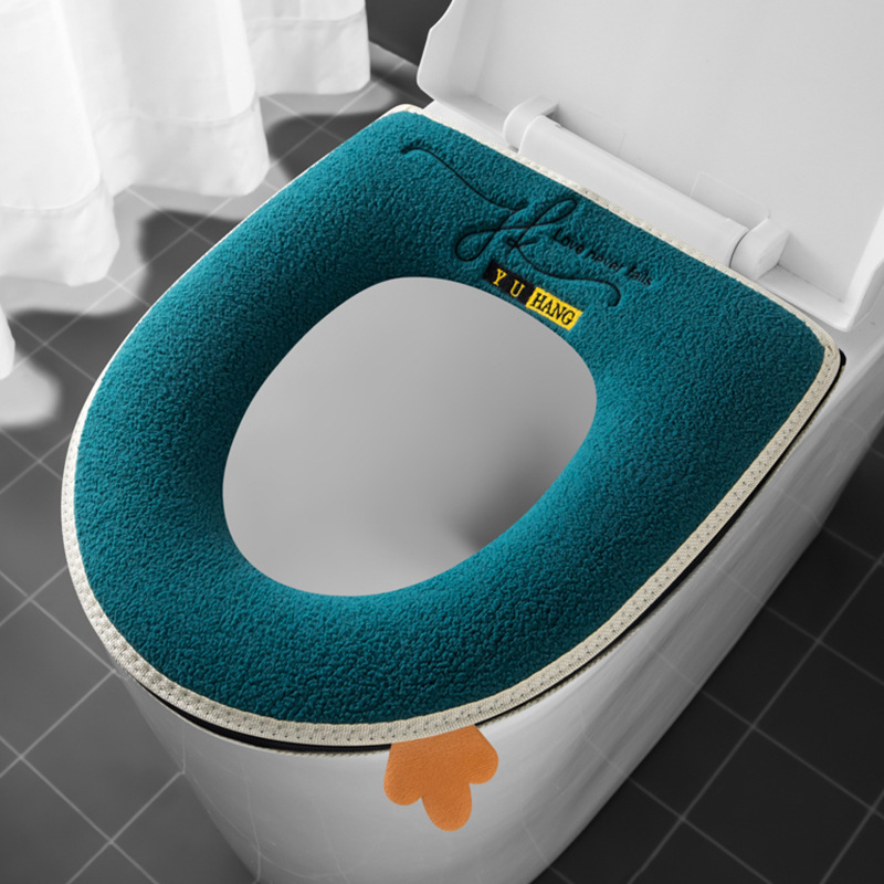 家庭用アニメ防水トイレの座布団を厚くして保温します。|undefined