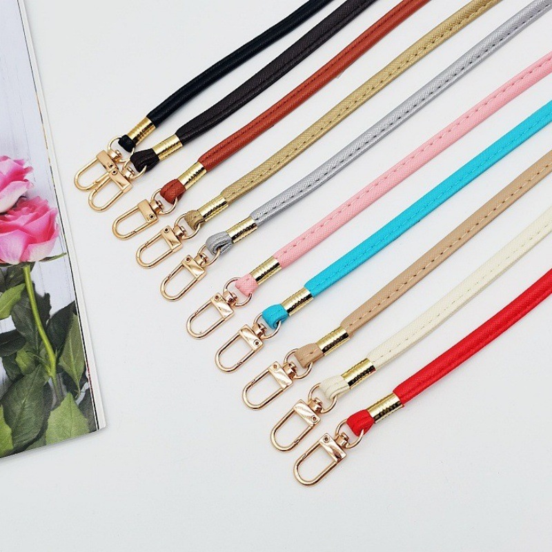 1 Piece Pu Leather Solid Color Bag Strap