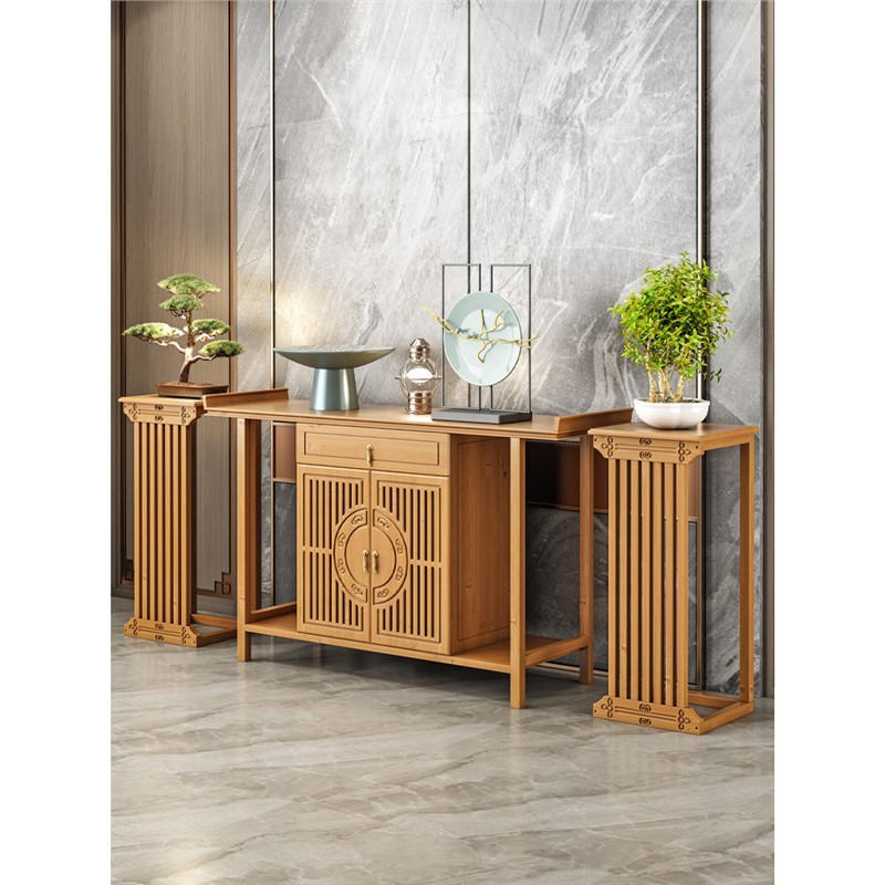 New Chinese-Style Solid Wood Offering Table, Incense Altar, Foyer Table, Home Display Table, Foyer Console, Long Table, Offering Table, Shrine Altar, Shrine Table