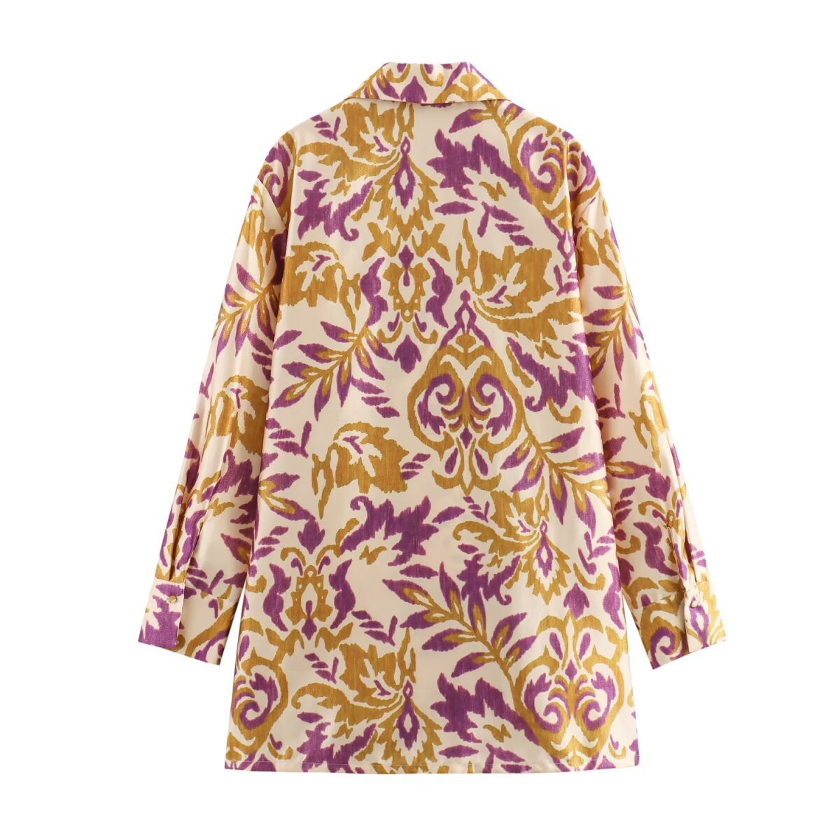 Damenbekleidung Herbst 2024, neues Anzug- und Hosenset mit Metalldraht-Print_voghion.com