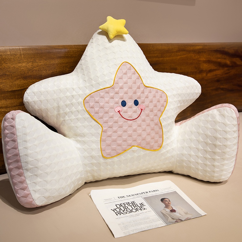 Cojín de Cabecero para Cama de Franela y Poliéster con Soporte Lumbar para Dormitorio y Sofá image 8