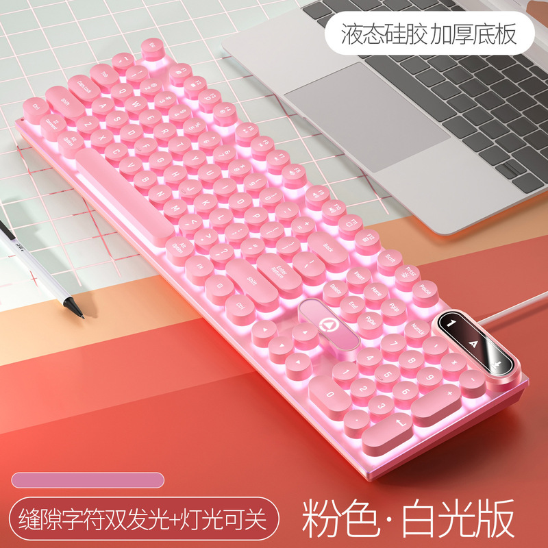 銀彫刻k 600電気競争機械の手触りは鶏のゲームの発光のキーボードの有線のパンクの色合わせのコンピュータの部品を食べて卸売りします。|undefined