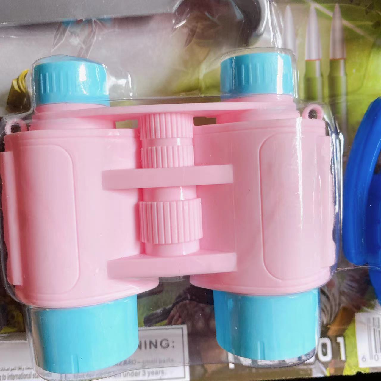 Juguetes infantiles telescopio conjunto de intercomunicador modelo militar anillo mercado nocturno puesto al por mayor