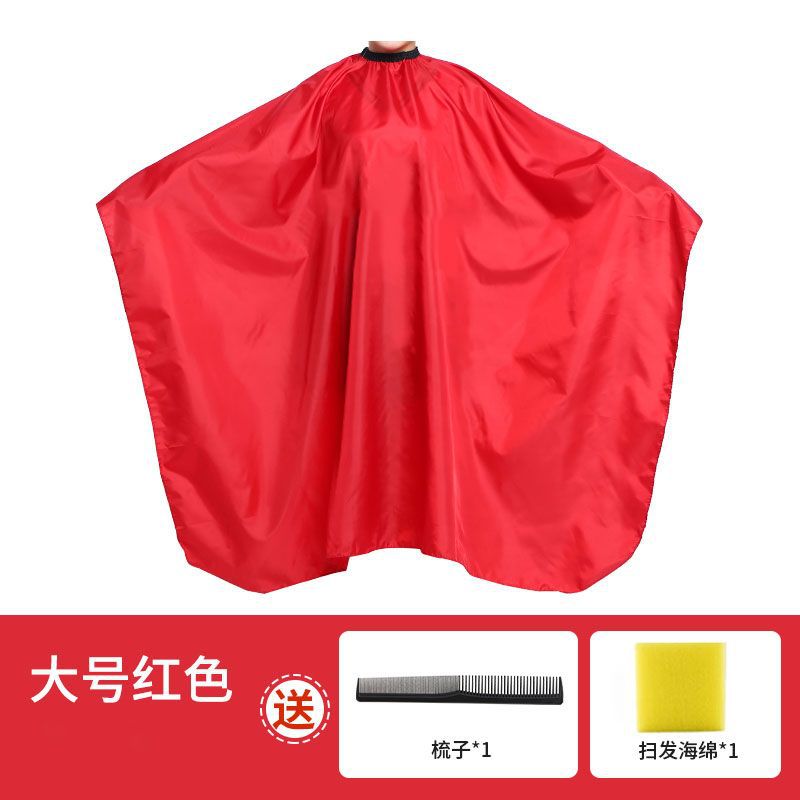 Estilo peluquería-rojo (160*140)+peine esponja