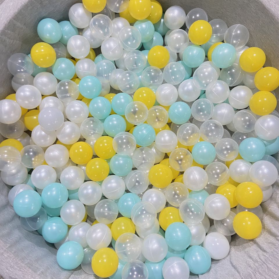 Decoración de gran macarón color onda bola bola de campo de recreo rojo bola bola de piscina seca bola de red de mar bola gruesa