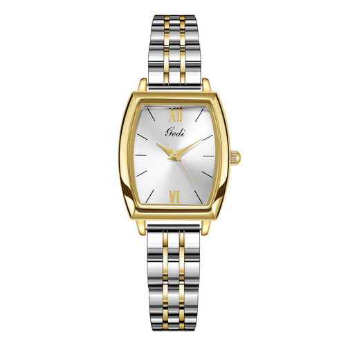GEDI Women's Watch Niche Exquisite Light Luxury French Retro Temperament Barrel Style Fashion Compact Women's Watch Women's Watch