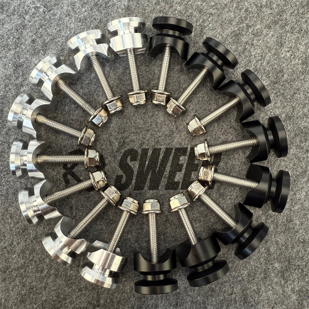 Universal Motorcycle Tail Box Buckle Aluminum Alloy Bottom Screw Kit Tail Box Accessories Kit Brand New Motorcycle Tail Box Accessories Kit