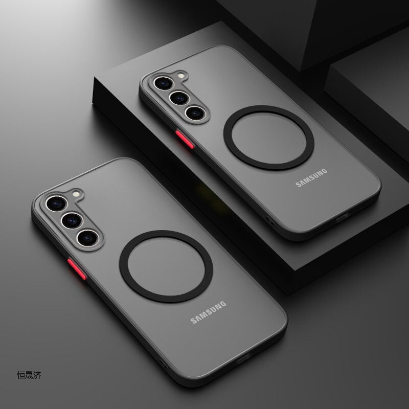 Suitable for Samsung Galaxy S26 S24 S23 Magnetic Phone Case A55 Skin-Feel Full-Cover Anti-Fall Protective Case Suitable for Samsung Galaxy S26 S24 S23 Magnetic Phone Case A55 Skin-Feel Full-Cover Anti-Fall Protective Case