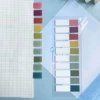 Transparent bottom—autumn half color