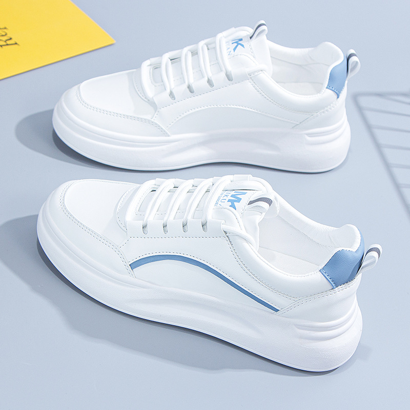 Trendy Shoes New White Shoes Women Summer Korean Version Of The Thick-soled Casual All-match Student Ins Board Shoes Women